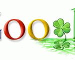 Google, St.-Patrick Day logo 2007 год